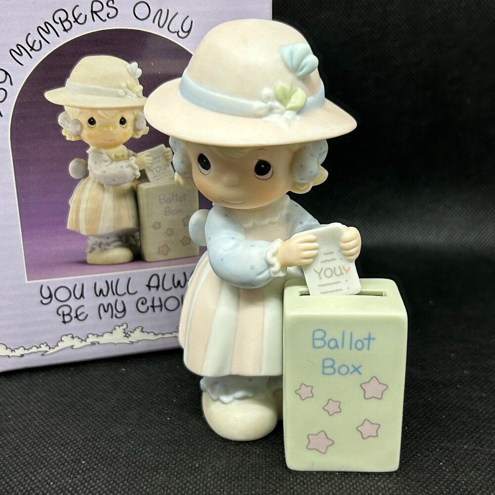 Precious Moments 1989 Members Only "You Will Always Be My Choice" figurine